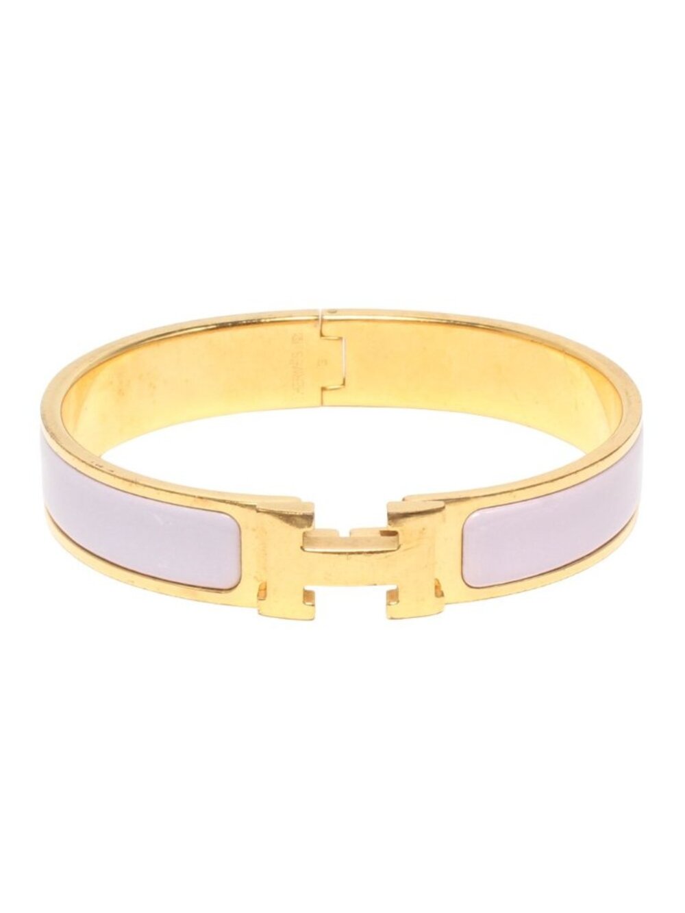 Hermes Bangle Clic Clac Purple Bracelet